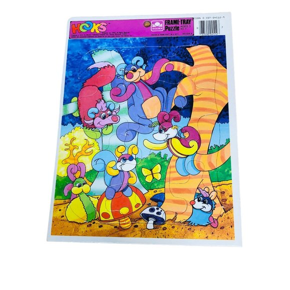 Golden Frame Tray Puzzle Hooks 1988 - Picture 1 of 9